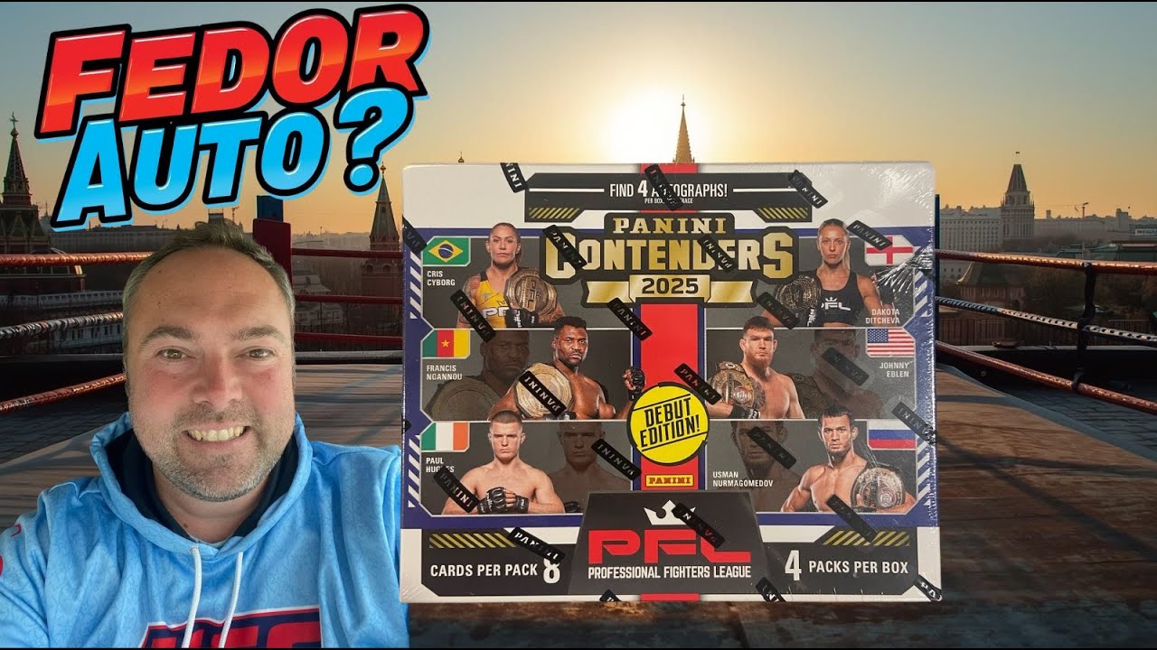 NEW! 2025 PANINI PFL CONTENDERS HOBBY BOX! HALF CASE RIP! - YouTube