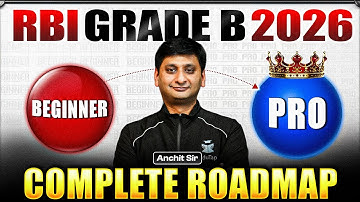 RBI Grade B 2026 Preparation Roadmap for Beginners | How To Prepare for RBI Exam