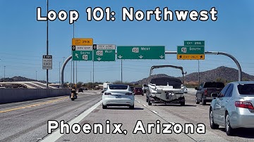 Loop 101 - Phoenix Arizona, Price Freeway and Pima Freeway - 2022/03/23