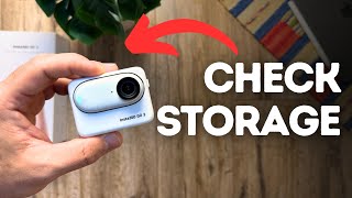 How to Check Storage on Insta360 Go3 Camera?