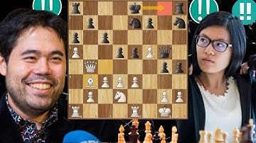 Hikaru Nakamura vs Hou Yifan Chess Game : 27 #chessgame #chesscom #chesstournament #chessstrategy