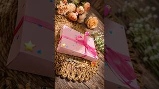 One Sheet Gift Box 💗 #diygiftideas #handmadecard #birthdaygiftidea #trendingshorts #fyp #shorts