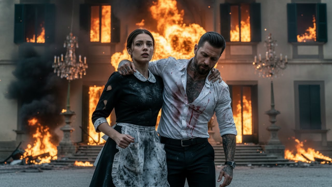 The maid dragged the mafia boss out of the fire while everyone else fled the explosion