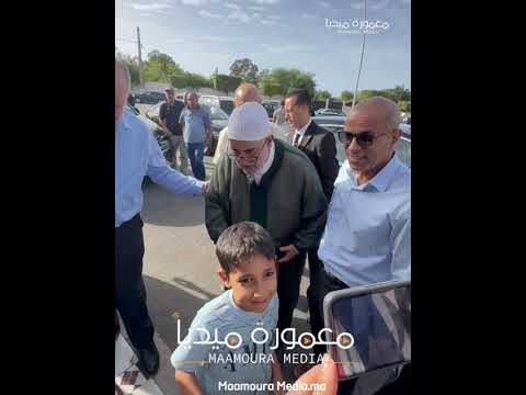 لحظة وصول عبد الإله بنكيران إلى القنيطرة