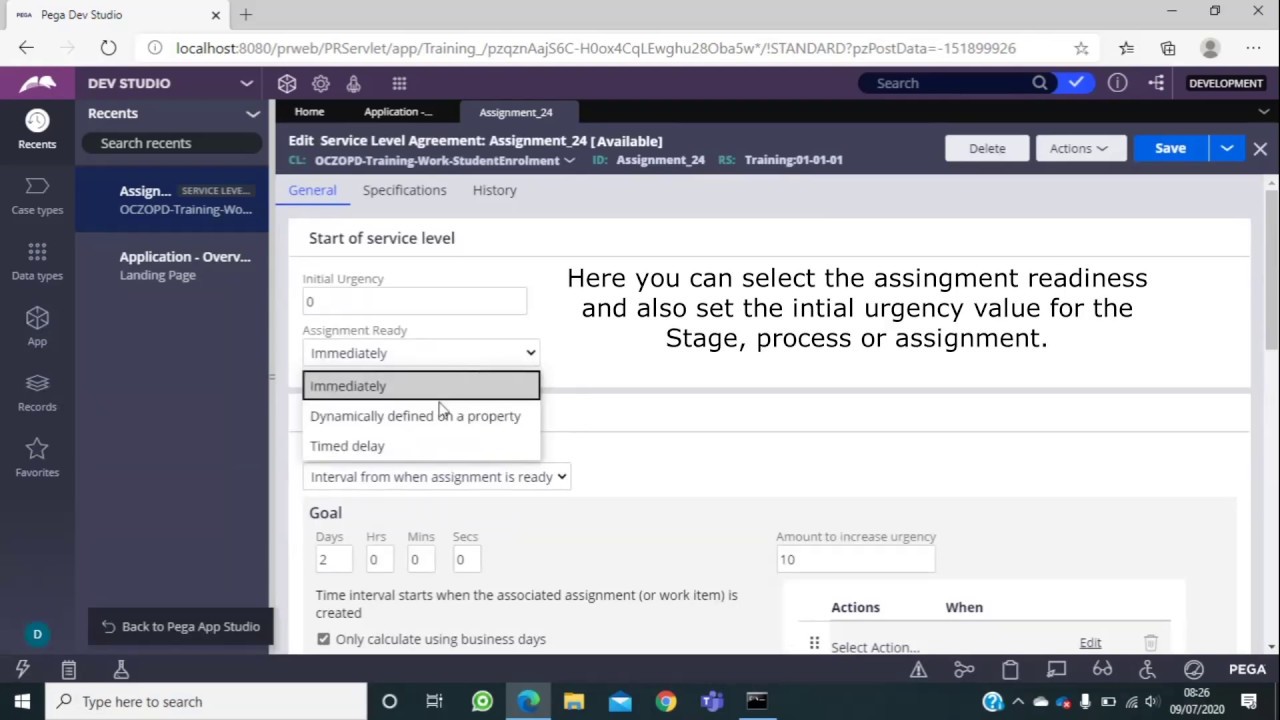 Pega 8.4 Advanced SLA Configurations