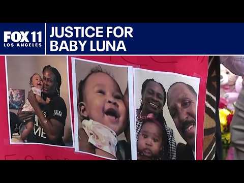 Vigil held for baby found in South LA dumpster