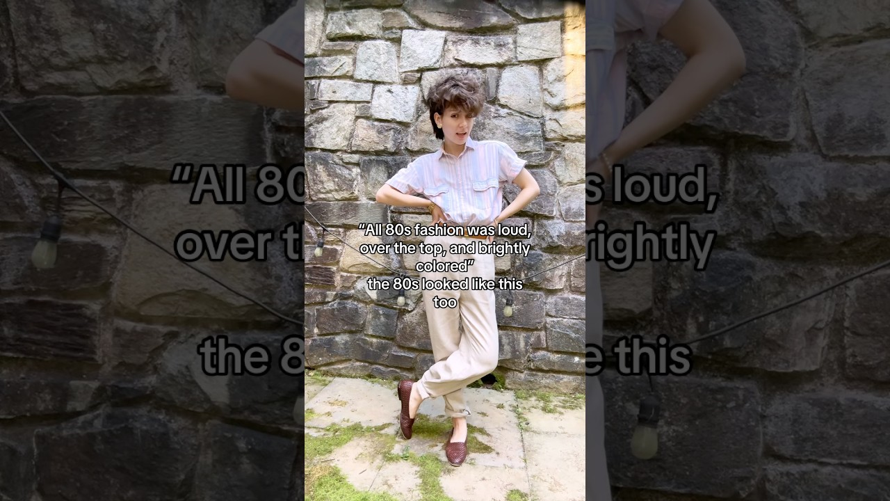 What 80s fashion actually looked like most of the time