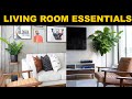 TOP 5 MUST HAVE LIVING ROOM ESSENTIALS | HOME BY JB