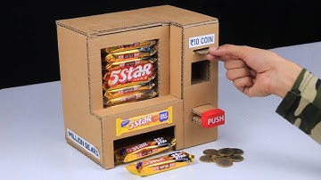 How to Make A Chocolate Vending Machine From Cardboard
