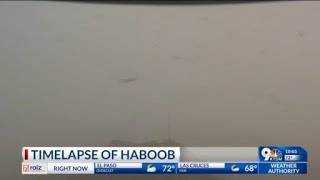 Blowing dust turns sky brown in El Paso