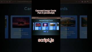 Carousel Image Cards Part3 JavaScript