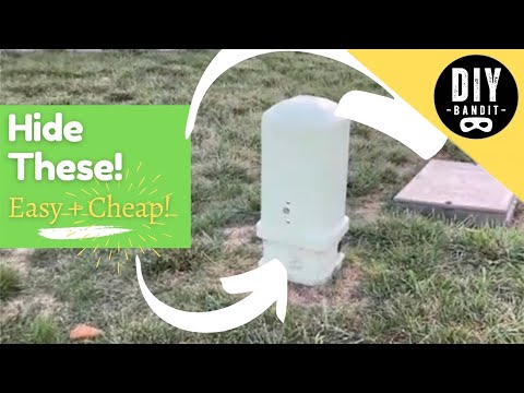 How To Cover Electrical Box In Front Yard