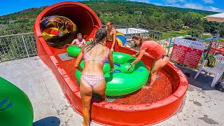 Funny Waterslides at Aquapark Aquamania in Albena | Bulgaria