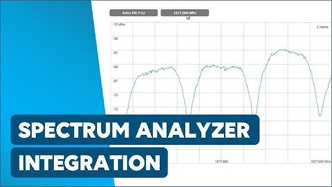 DataMiner Spectrum Analyzer integration - Display real-time carrier traces