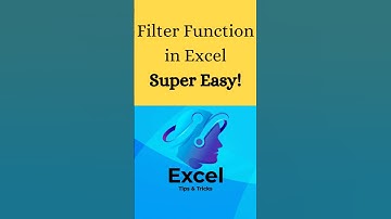 Filter Function in Excel #excel #shortfeed #shorts