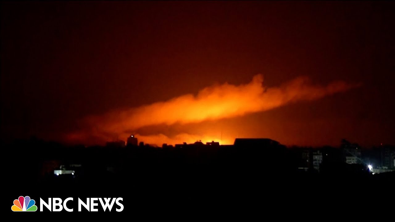 Gaza hit by explosions early Saturday morning