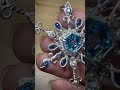 #jewelry #silver #trending #topaz #snowflakes