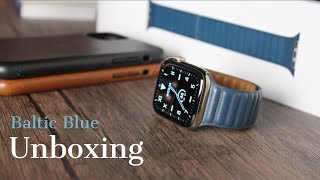 Unboxing BALTIC BLUE LEATHER LINK from apple (review part 1)