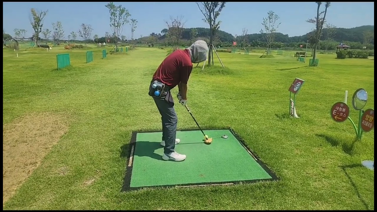 2025년8월8일 휴가왔어요. 양양파크골프장 A.B.C.D.E.F코스 54홀 돌고 갑니다