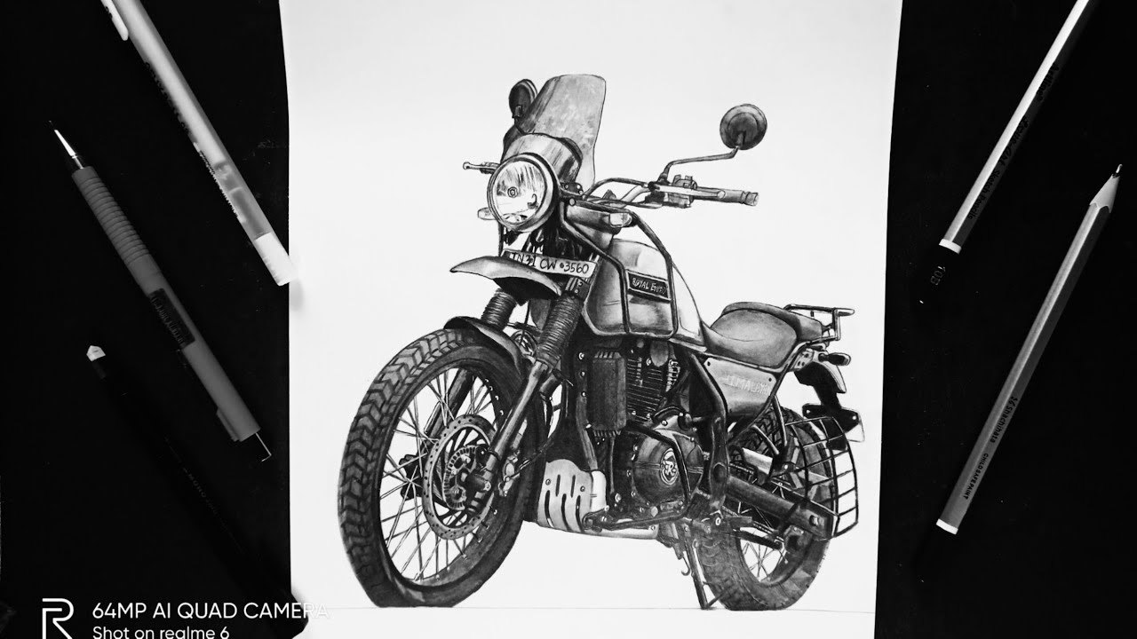 Sketches of what could have been the Royal Enfield Himalayan