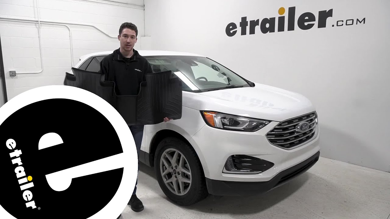 etrailer WeatherTech 2nd Row Rear Floor Mat Review 2022 Ford Edge