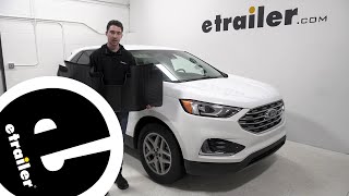 etrailer | Setting up the WeatherTech 2nd Row Rear Auto Floor Mat on a 2022 Ford Edge