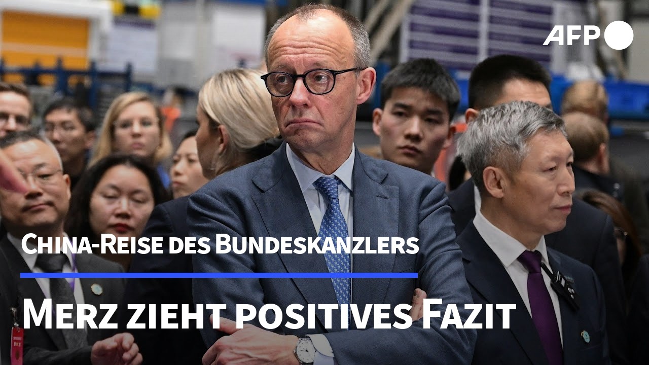 Merz zieht positives Fazit seiner China-Reise | AFP