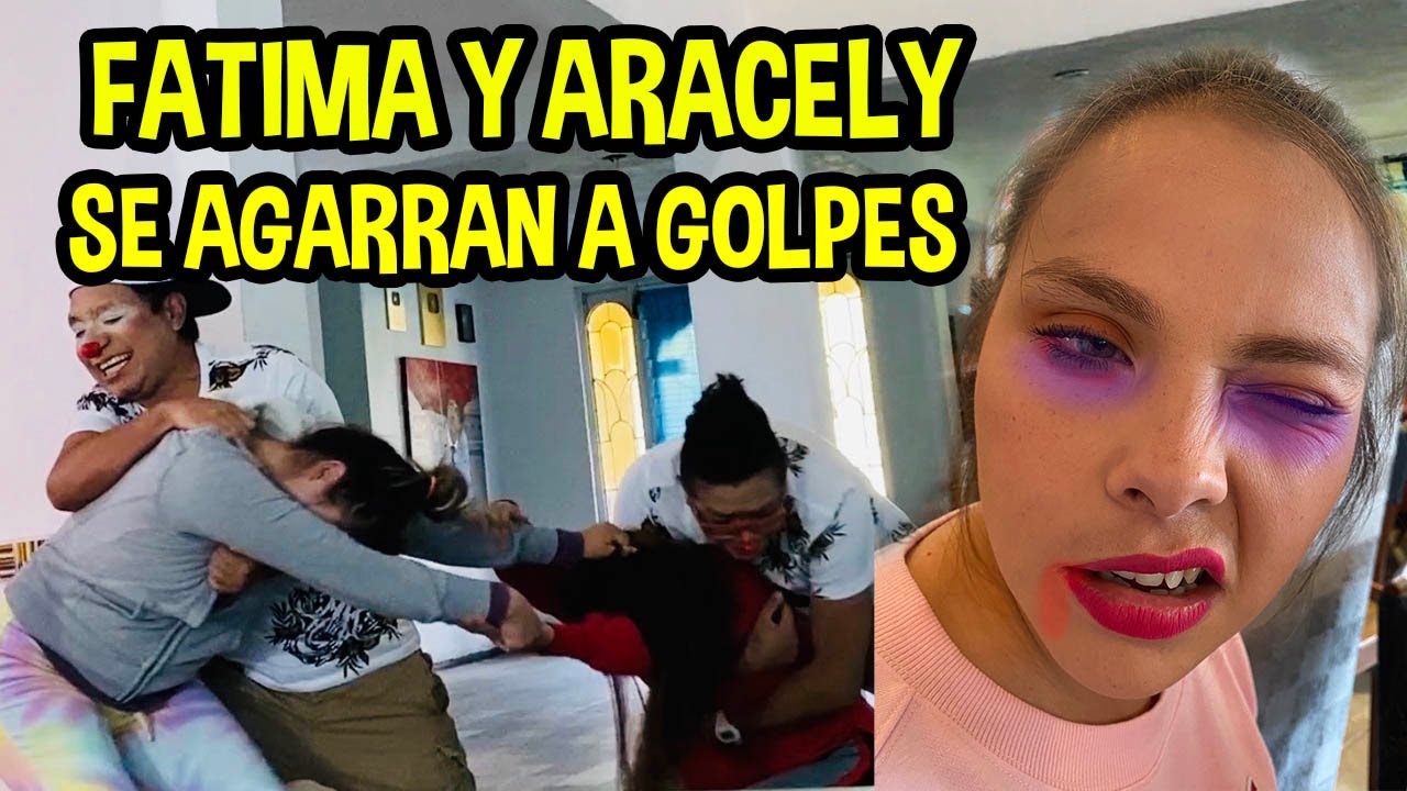 FATIMA Y ARACELY SE PELEAN , SE GRITAN Y SE AGARRAN DE LA GREÑA / LOS DESTRAMPADOS
