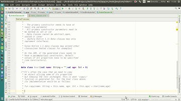 Android Kotlin Tutorial #085 - Data Classes - Copying