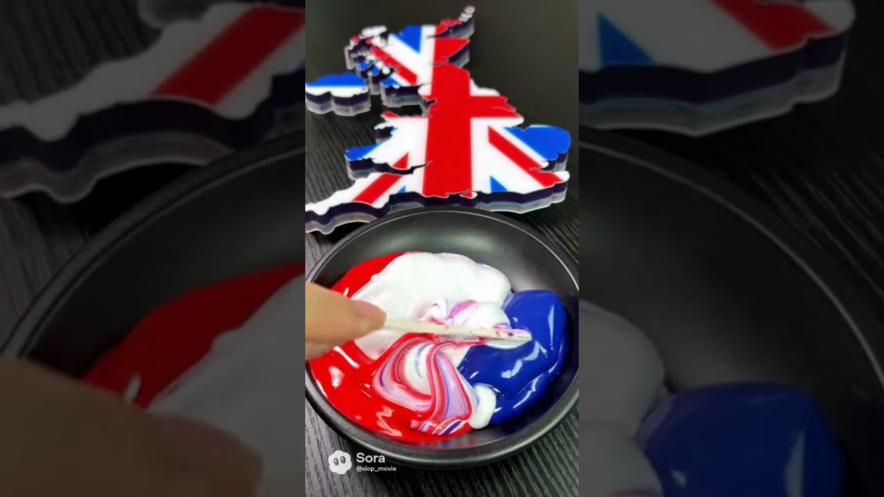 slop movie | England flag | Color combination #8