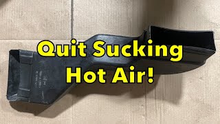 OBS Ford Bronco / F150 Factory Cold Air Intake Installation- Why Suck Air From Under Hood? I Sell em