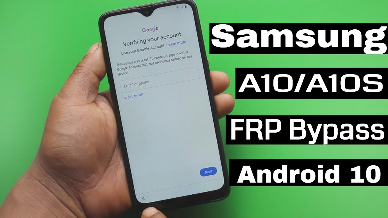 Samsung A10/A10S Google Account Bypass/Unlock Frp  Android 10 New Method 100% Working