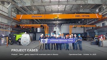 🎉 3rd Cooperation: Overhead & Semi-Gantry Cranes Boost Mexico Fishing Port Efficiency! 🚀