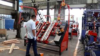 Sawmill World Pneumatic Block  Style Wood Pallet Nailing Machine
