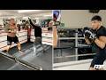 TOMMY FURY VS EDDIE HALL SIDE-BY-SIDE TRAINING FOOTAGE COMPARISON
