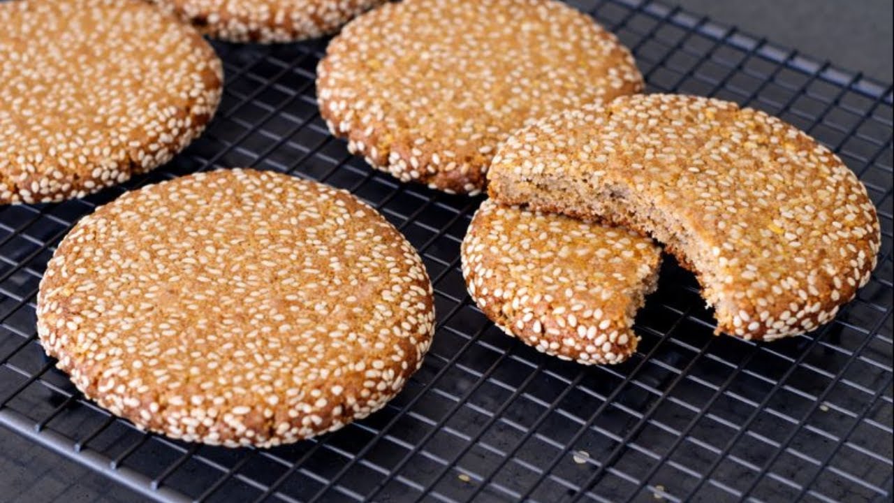 These Healthy Tahini Cookies Are Crispy, Chewy & Addicting | Quick & Easy Recipe