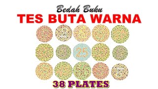 Bedah Buku TES BUTA WARNA 38 PLATES, बेदह बूकु तेस बुत वरनत ३। पित