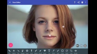 Face Editor by Scoompa - Tutorial for reshape and makeup screenshot 4