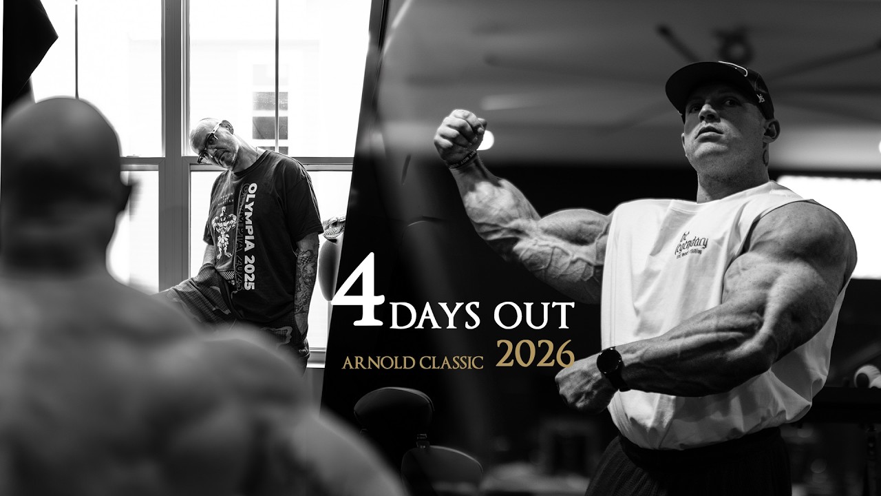 4 DAYS OUT! BOSS HASS ARRIVED + LAST CHEST PUMP SESSION