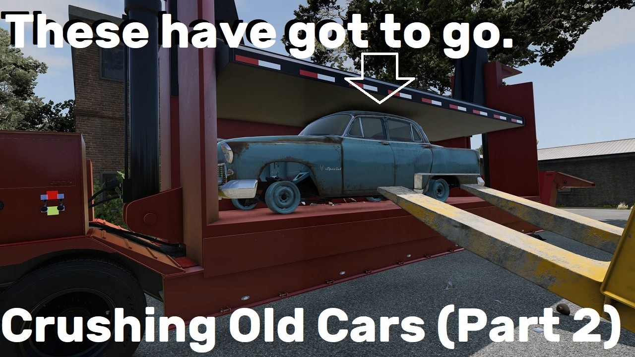 BeamNG.drive (Mod) Freeroam: Derby Arenas - Crushing Old Cars (PART 2)