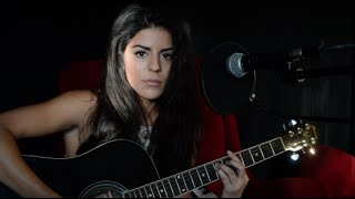 Video thumbnail of "Led Zeppelin - Babe I'm Gonna Leave You ACOUSTIC COVER Veronica Sixtos"