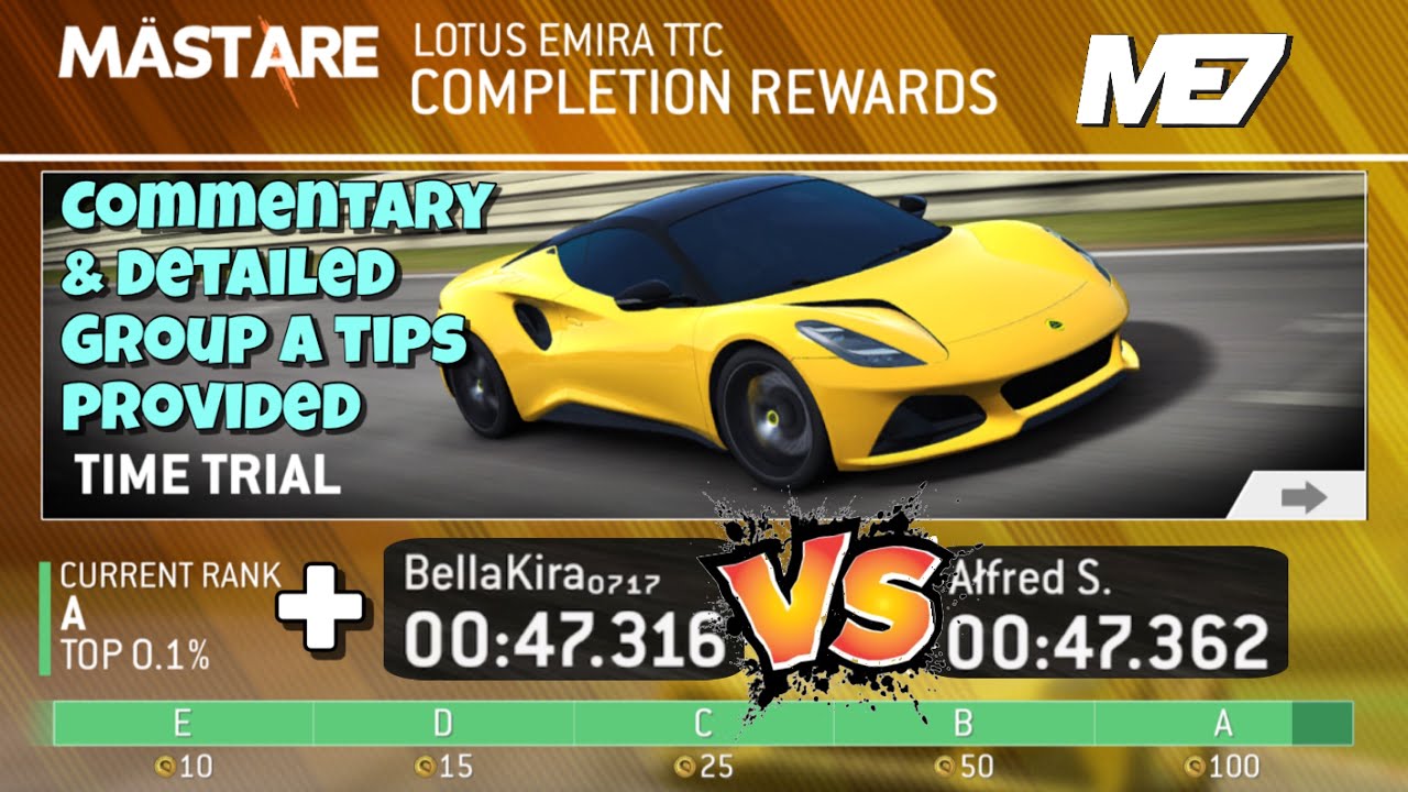 Lotus Emira • Time Trial Tips • Real Racing 3