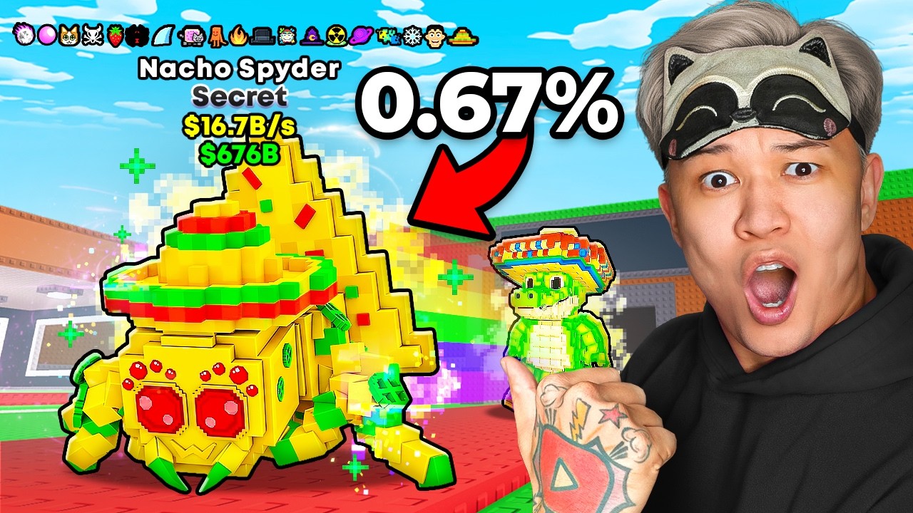 😱НОВЫЙ БРЕЙНРОТ! Я ПОЛУЧИЛ «Nacho Spyder» и ВСЕ МУТАЦИИ НА БРЕЙНРОТОВ в Steal a brainrot!