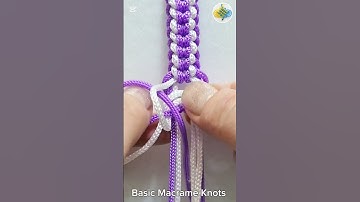 #260 Bracelet Knitting Tutorial, Macrame #shorts #macrametutorial #tricks #howto #craftideas