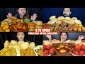 ASMR: Eating Luchi/Puri Eating Challenge 😍😋 mutton Chicken egg curry and kachori Mukbang🤤🤤