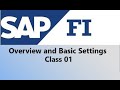 Sap fi overview and basic settings  class 01