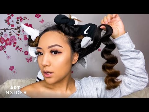 How To Curl Your Hair With Socks