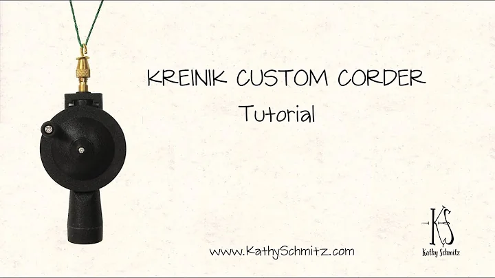 Kreinik Custom Corder Tutorial