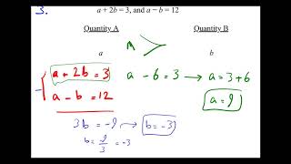 Test 1 video 1: GRE quantitative reasoning, sample questions for beginners