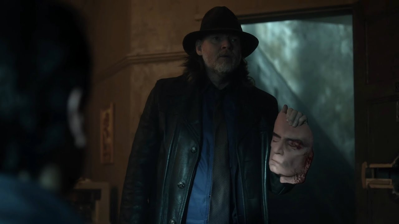 Harvey Pulls Off Jane Cartwrights Fake Face (Gotham TV Series)